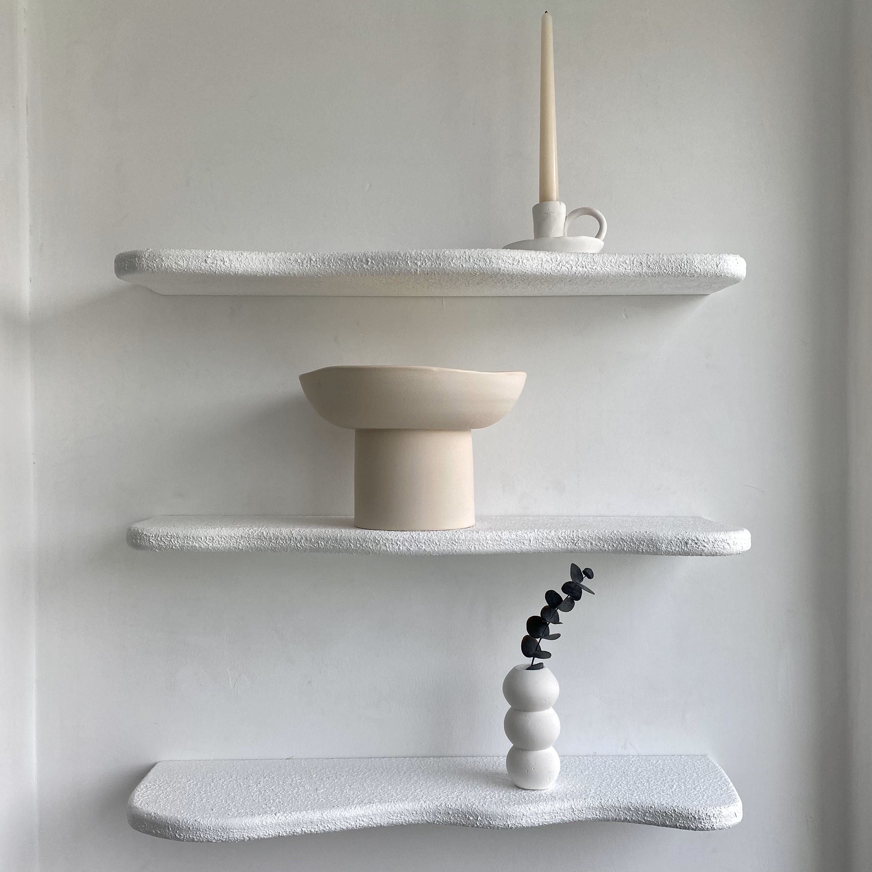 FARO Stone Wall Shelf set of 3